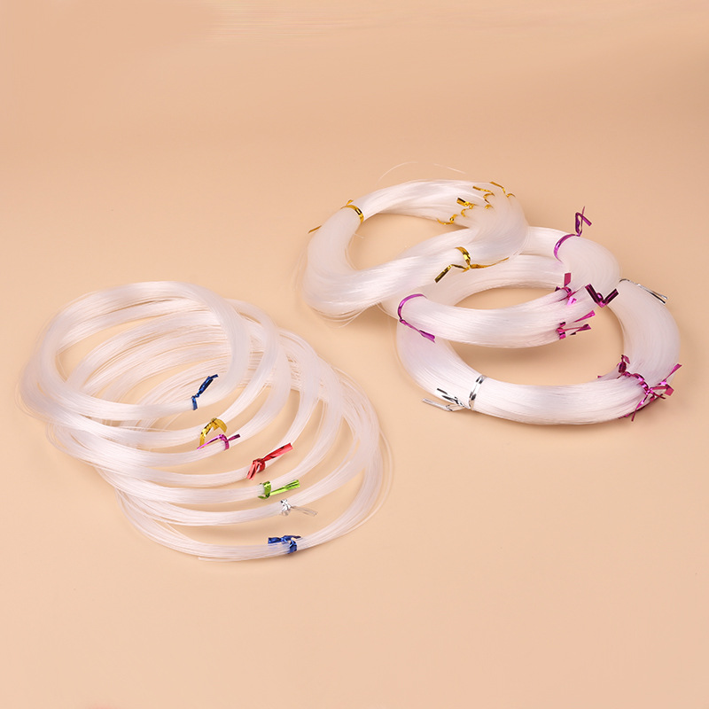 Bulk Fishing Line, Factory Direct Sales, Anti-Bite Fishing Rubber Thread, Transparent Line, Strong Bulk Fishing Line for DIY Crafts