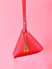 Red festive leather candy bag wedding bridesmaid hi sugar bag PU group ceremony can be customized