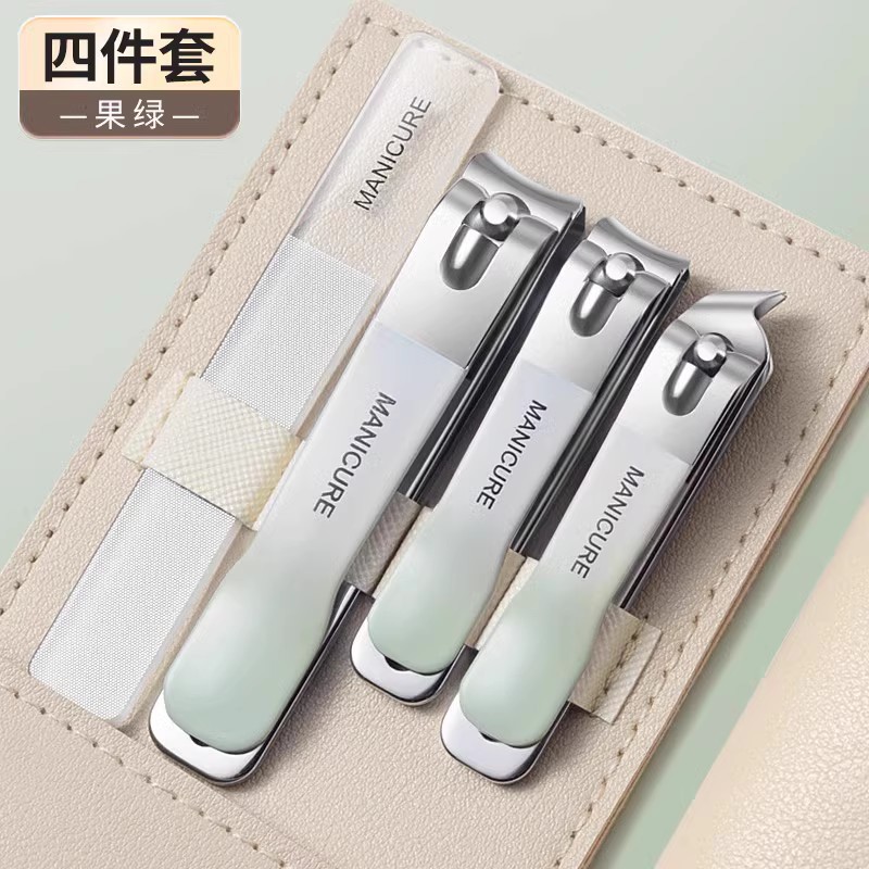 Herramienta de corte de uñas doméstica para mujeres, herramienta de bisel único, regalo, cortadora de uñas, cuchillo de uñas, paquete de cuchillo de estilo alemán
