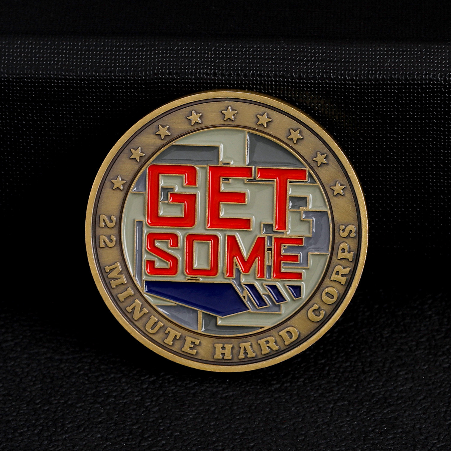 Monedas de desafío de esmalte suave transfronterizo antiguo medallas conmemorativas estadounidenses de bronce azul comercio exterior monedas conmemorativas de laque personalizadas