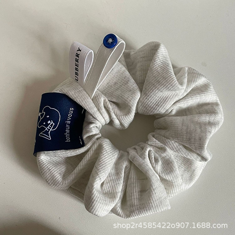 法式慵懒风大肠发圈女韩系高级感头绳高弹耐用皮筋超大号头花发绳|undefined