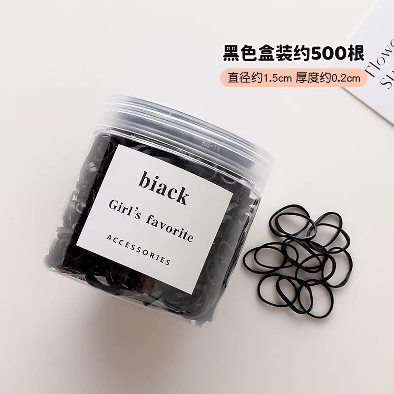 5# bandas de goma negras 500 piezas
