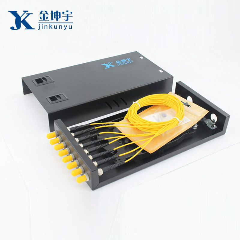 工程级8口终端盒 满配光纤盒 坚固加厚光纤终端接线盒 8口终端盒