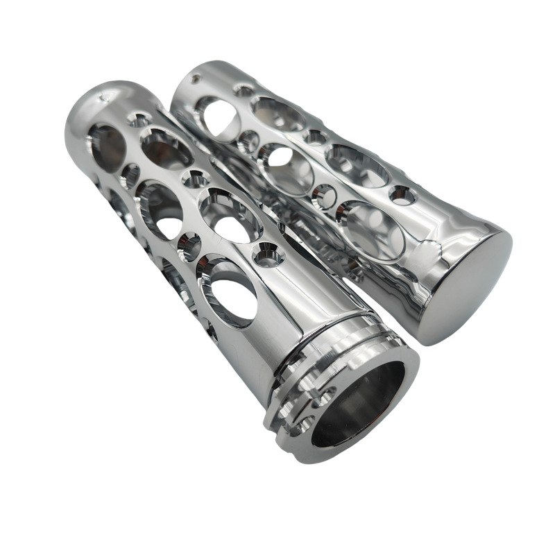 Motorcycle handlebar grips, retro Harley-style, for large-displacement bikes, 25mm handlebar diameter, direct from the factory