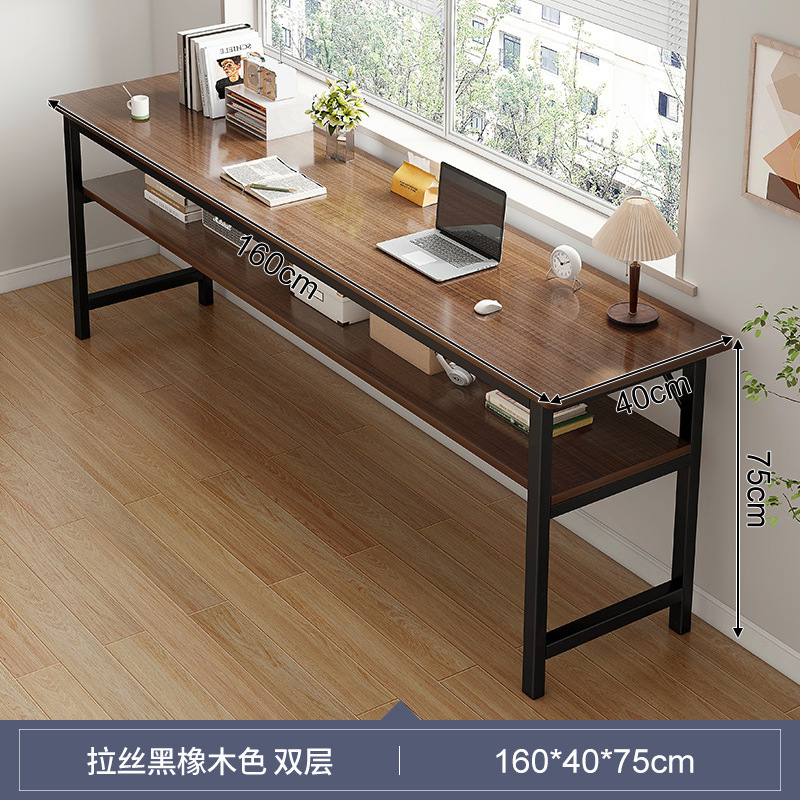 더블 브러시 블랙 오크 컬러 160cm
