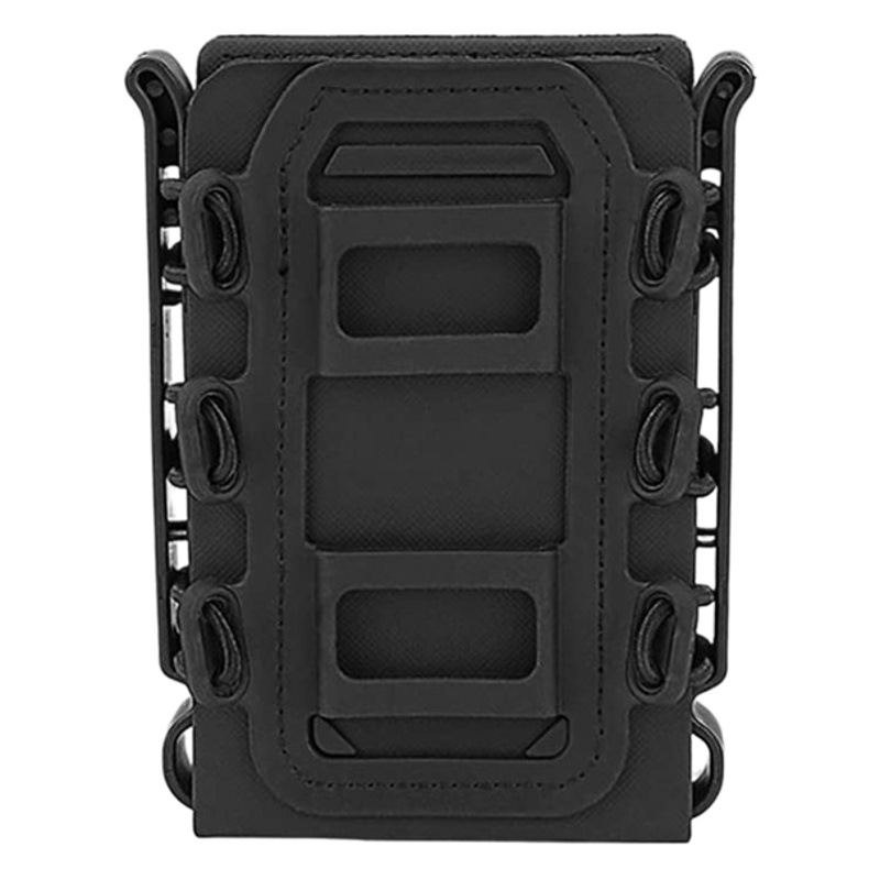 Portacargadores tipo escorpión de 5.56 y 7.62, caja de accesorios portátil de carcasa blanda para cinturón, portacargadores Molle