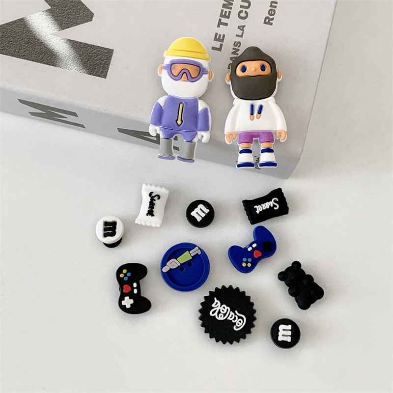 마스크드 맨 [12종 세트] 크록스 무손상 설치