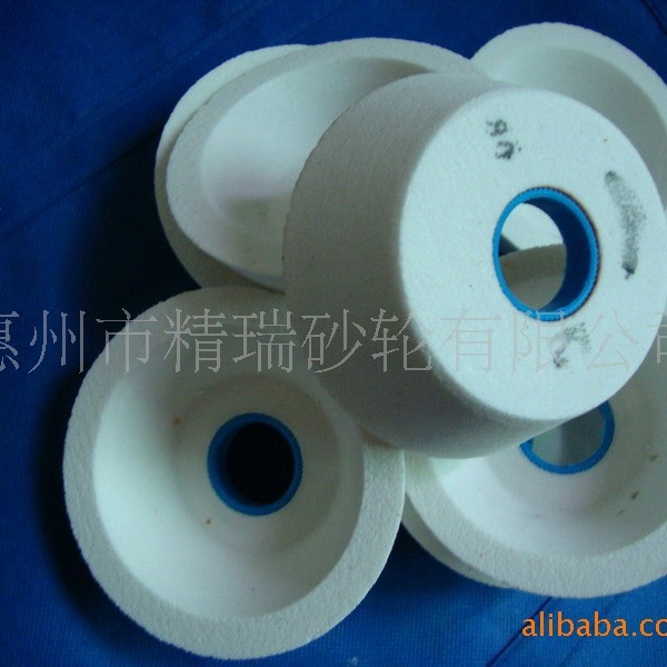 供应陶瓷结合剂磨刀机白刚玉碗型砂轮，陶瓷结合剂白刚玉砂轮