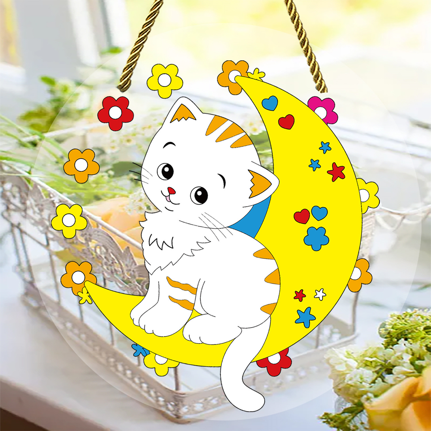 YK6029 달 흰 고양이