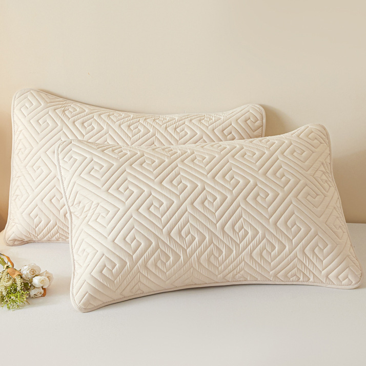 Funda de almohada anti-aceite para la cabeza 48X74 Funda de almohada anti-saliva y sucia Un par de funda de revestimiento de núcleo de almohada capa de aislamiento anti-sudor