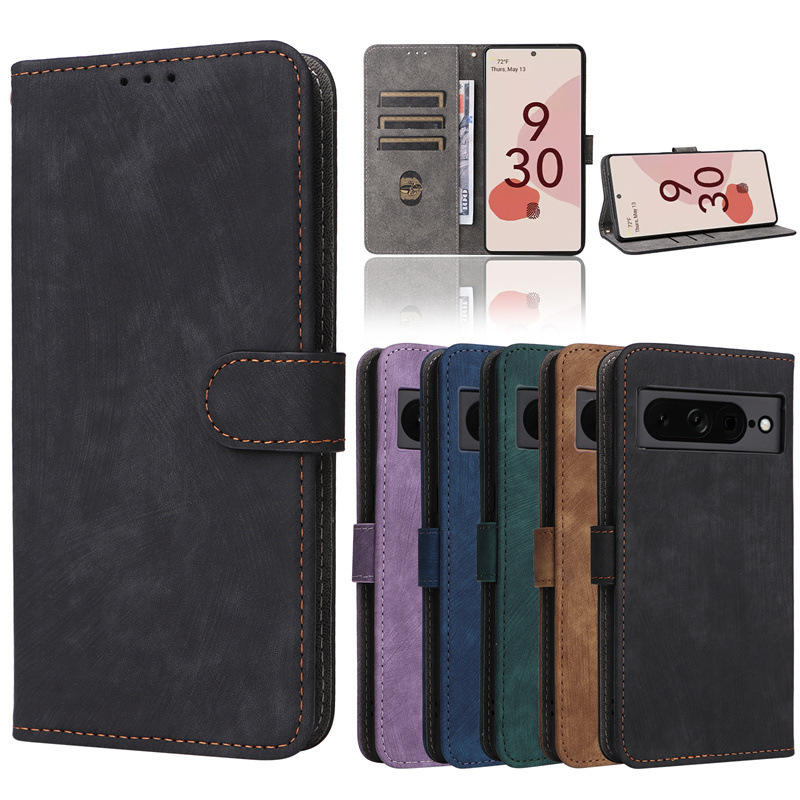 Applicable to Google Pixel 7 Pro mobile phone case Google pixel 7 mobile phone leather case card holder lanyard