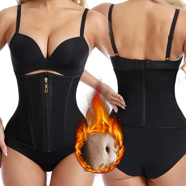 Faja Cinturilla Moldeadora para Mujer de Neopreno con Efecto Sauna y Soporte Lumbar para Deporte image 3