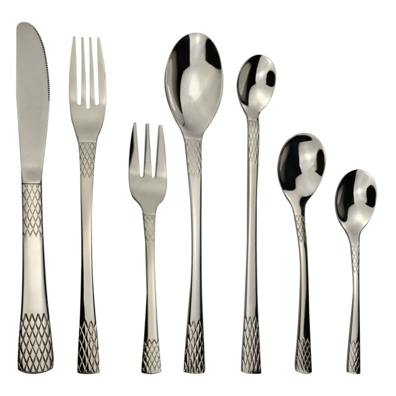 Tableware stainless steel, set for hotel, custom-made