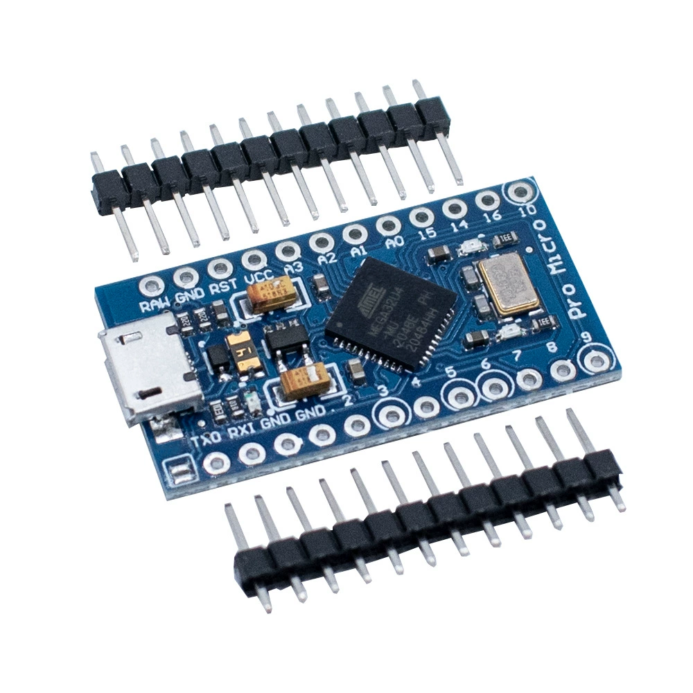 Плата Pro Micro на ATMEGA32U4, обновление прошивки по USB, 5В/16М, плата для разработки микроконтроллера