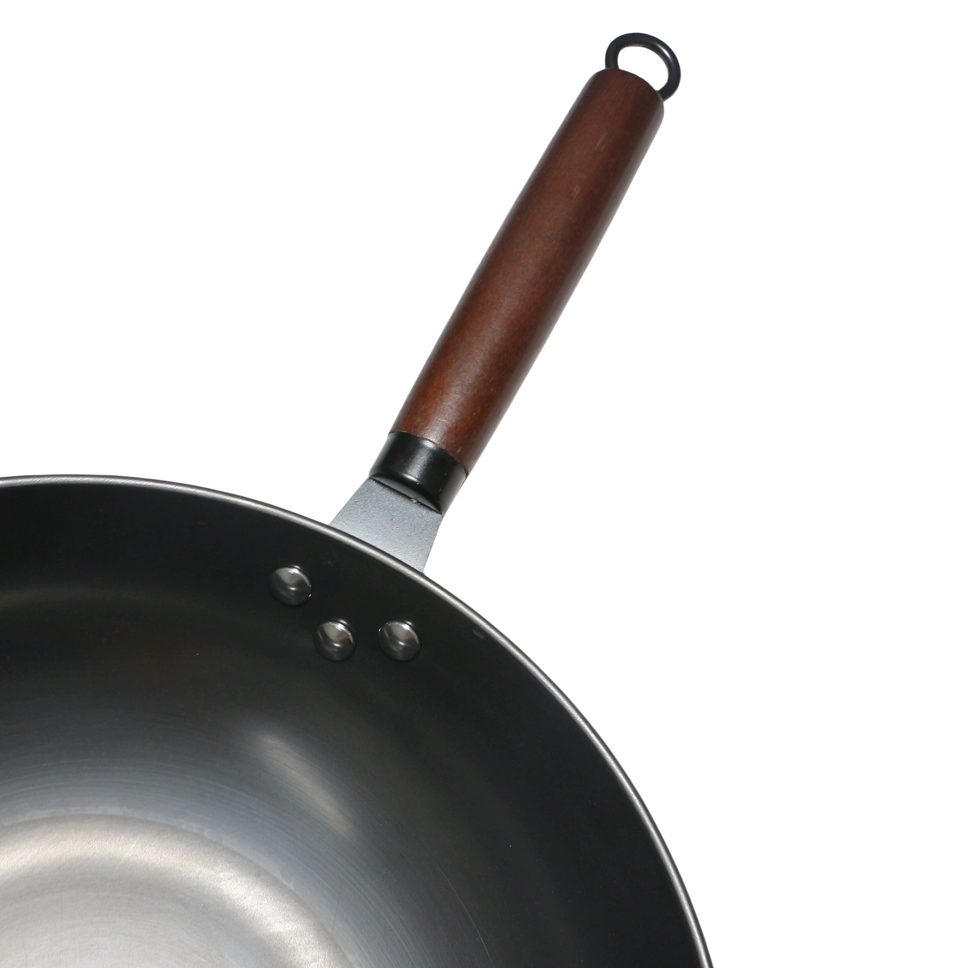 Iron pan stir -fried pot house fried cooker old -style pan -gas stove induction cooker universal coating without sticky pot