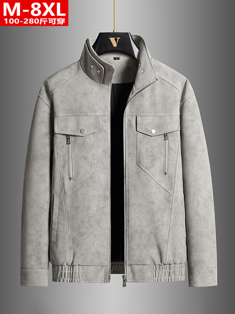 Men's demi-season trend fashionable retro jacket for leisure