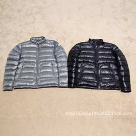 正确版本25秋冬蒙家时尚百搭舒适羽绒立领男轻薄羽绒服外套宽松