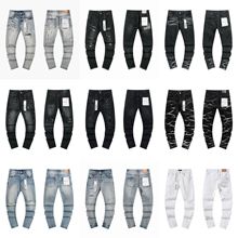 �羳����PURPLE BRAND JEANSŷ��ʽ�߽������ٴ�ţ�п�ˮϴ���ɳ�
