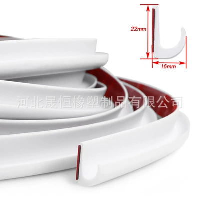 Rv Water Guide Strip Drip Sink Rainwater Guide Sink Seal Strip J-Shaped Rain Drop Rail Strip Soft Rubber Strip (Avtomobil səs izolyasiya zolaqları) - white-1m-take-as-much-as-you-want-and-send-as-much-as-you-want