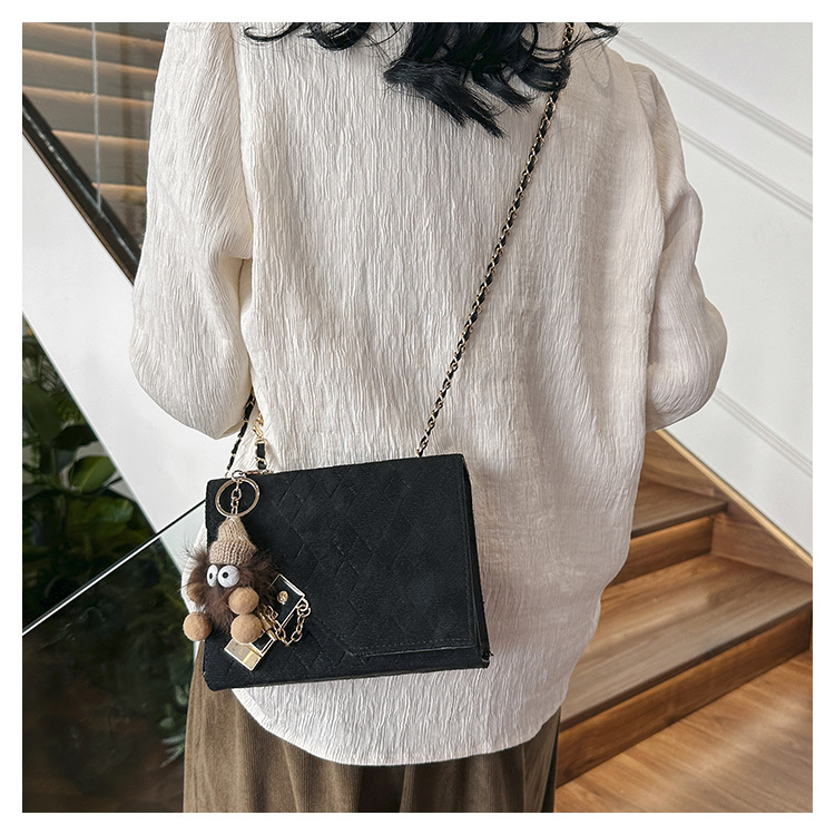 2024 Spring New Trendy Women's Texture Leisure Personality Small Square Single Shoulder Crossbody Bag_voghion.com