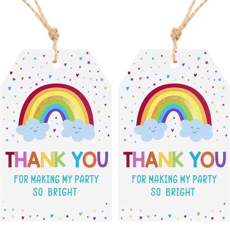 50张100张, 生日婚礼派对礼品包装吊卡DIY留言卡，贺卡+绳子20米