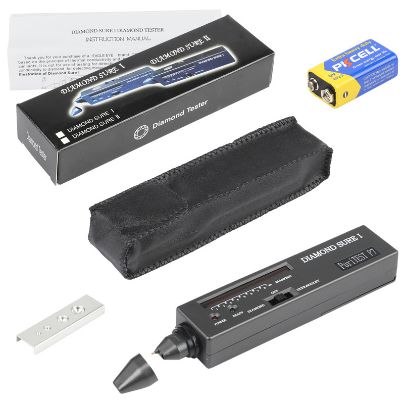 Diamond moissanite detector suit thermal conductivity meter diamond pen gem identification identification instrument tool