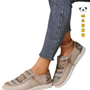C 40892 Graffiti Ethnic Style Women's Shoes �T�f�����L��Ь