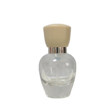 Botella de subenvasada de belleza de alta gama 30ml Esencia Botella de vidrio Botella de presión Botella de aislamiento Botella cosmética en stock