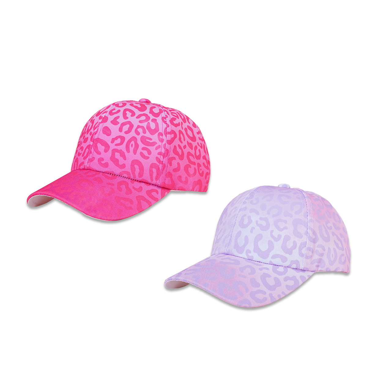 Children's Female Wide Brim Leopard Print Peaked Cap display picture 2