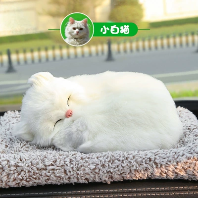 Dog-Shaped Car Decoration, Car ornaments - white-cat-large-size