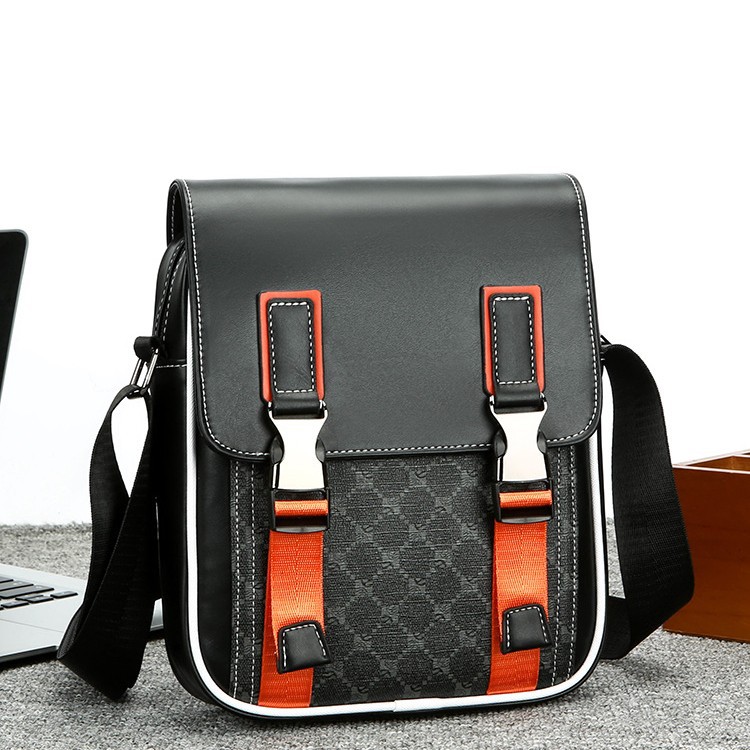 Cross-Border New Men's Shoulder Bag, Handsome High-End Cross-Body Bag, Versatile Briefcase, Travel Backpack, Men's Bag