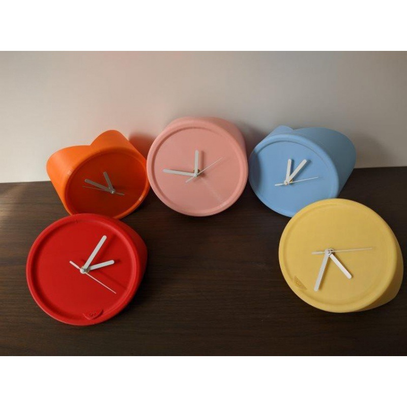 (2개) 펀치없는 벽 코너 시계 음 코너 벽 시계 거실 간단한 단색 현대 INS 침묵하는 기술 아트 장식 구멍