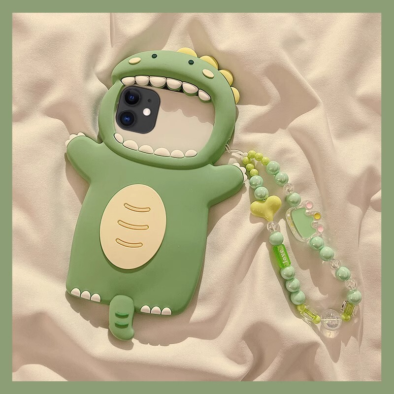 Green Dinosaur for Apple 14ProMax Phone Case Huawei mate60pro Creative Phone Case Cross-border Green Dinosaur for Apple 14ProMax Phone Case Huawei mate60pro Creative Phone Case Cross-border