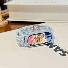 适用小米手环10/9表带运动编织磁吸8代7/6/5/4简约小众腕带硅胶壳