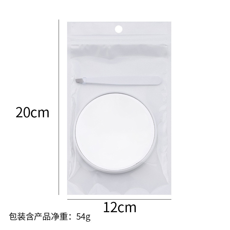 化粧鏡拡大5倍10倍15倍吸盤携帯片面鏡眉毛ピンセット眉毛クリップ美化粧道具|undefined