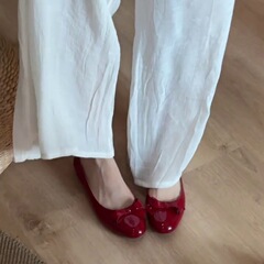 现货发~法式蝴蝶结浅口单鞋女2025新款气质一脚蹬瓢鞋绝美婚鞋女
