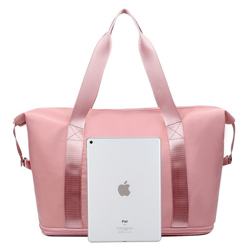 Bolsa de viaje con caja de tracción para almacenar nuevo tipo de bolsa de equipaje de separación seca y húmeda, bolsa de ejercicio portátil multifuncional de gran capacidad