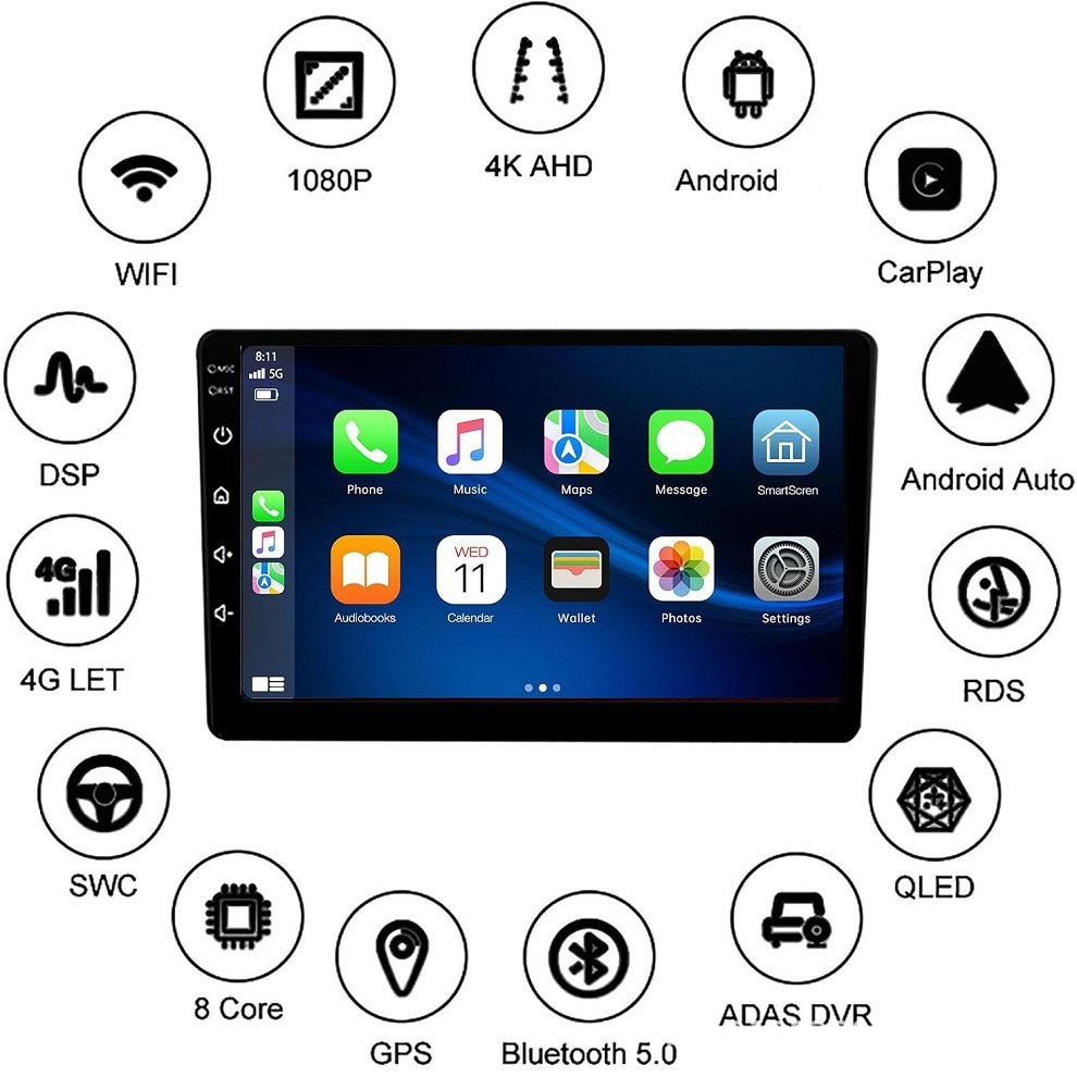 Cross-Border Applicable 09-14 Renault Megane 3 Android Large Screen Central Control Navigation Gps Bluetooth Reversing Carplay
