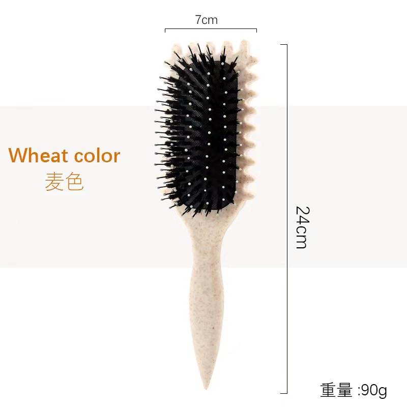 Amazon nuevo estilo doméstico femenino rebote pein de cabello cabello airbag pein de cabello ondas grandes pein de cabello al por mayor