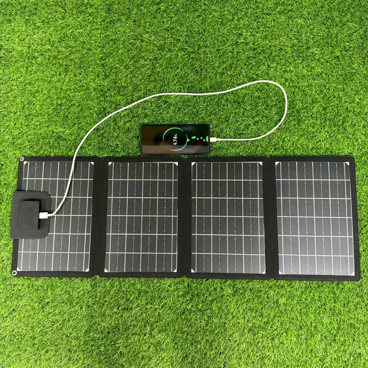 Charger solar-powered
