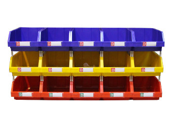 货架斜口分类零件盒组合式物料盒元件盒塑料盒螺丝盒组立零件盒