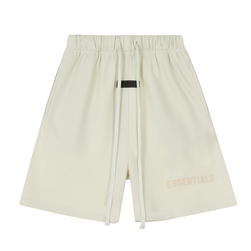 Fear of God Essentials Sweat Shorts Logo Loose Cream