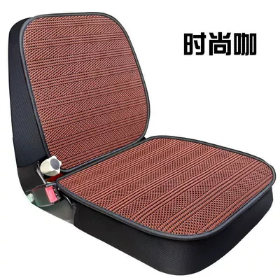 Ice silk cushion summer breathable heat dissipation single piece cushion forklift forklift excavator ventilation fully enclosed single seat cushion (Seat cushion, seat cover) - fashion-cafe