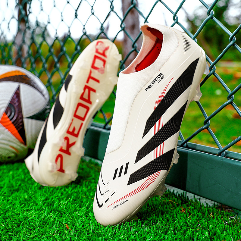 2026 New Cross-Border Ag Long-Studded Professional Football Shoes for Students, Men and Women, Tf Cleats for Competition and Training Sports Shoes