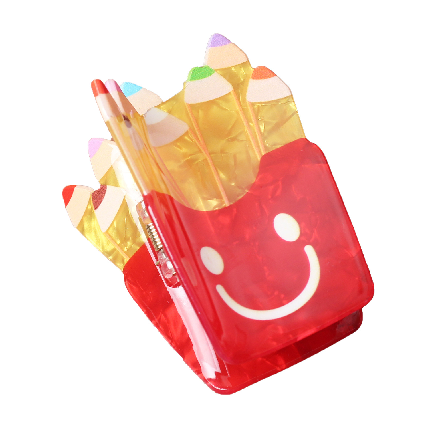 dibujos animados creativos imitación de notas de ácido acético estereoscópico clip de agarre para compartir este bolígrafo de estudiantes de primaria bolsa de estudio clip de agarre