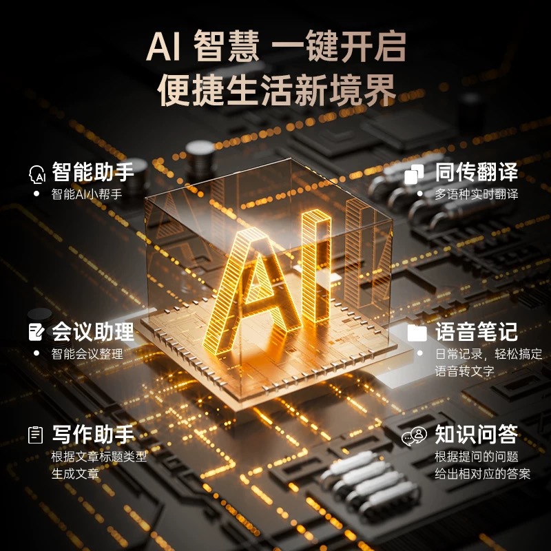 Auriculares Bluetooth G08 HY-C02 – traducción inteligente, clip para oreja, pantalla a color, compatibles con Miniso