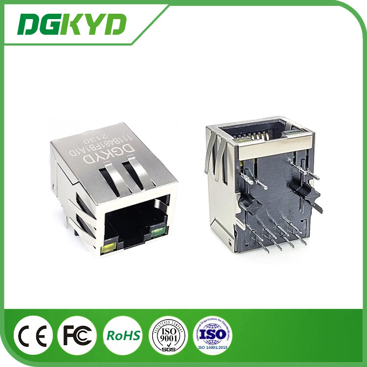 Tab Down 1x1 Port 100 Base-t Ethernet Connector LAN RJ45 Modular Jack Tab Down 1x1 Port 100 Base-t Ethernet Connector LAN RJ45 Modular Jack