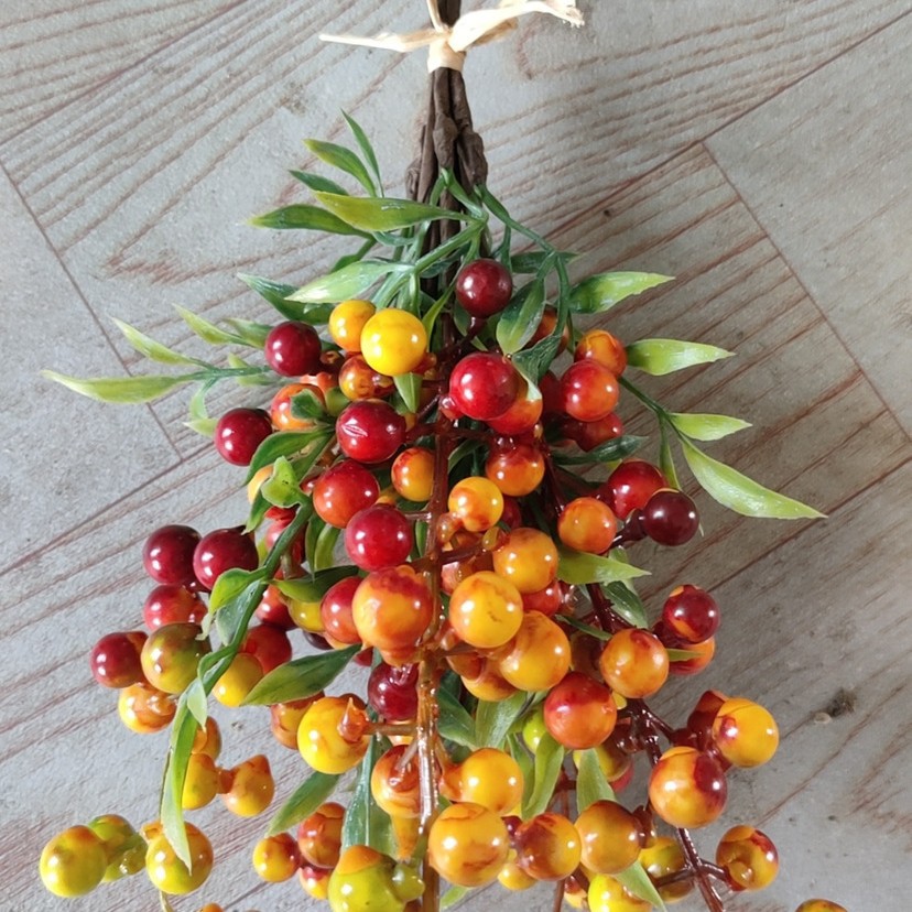En stock suministro de alto grado de espuma de flores falsas fruta Lovesick Bean Home Design coincidencia arreglo floral Comercio exterior simulación de frutas al por mayor