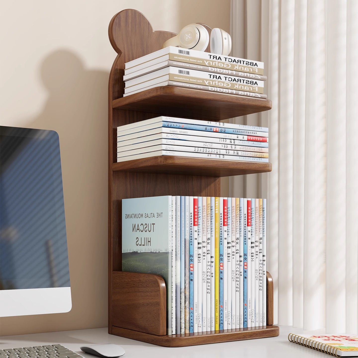 Classification Storage Rack Student Desktop Bookshelf Desk Book Layered Shelf Book Stand Office File Storage Rack