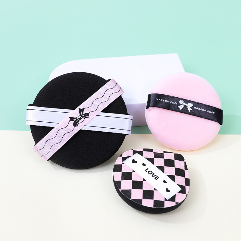 Fábrica personalizada dulce Cool Stick series polvo doble cinta marshmallow floc no látex polvo de cojín de aire no comer polvo